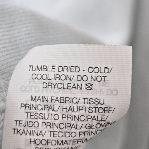 Sweaty Betty Revive Sweatshirt Womens 14 Aqua Blue Peplum Oversized Loungewear - Picture 7 of 15